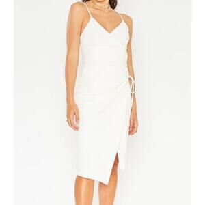 White Sleeveless Summer Dress by 4SI3NNA NEW